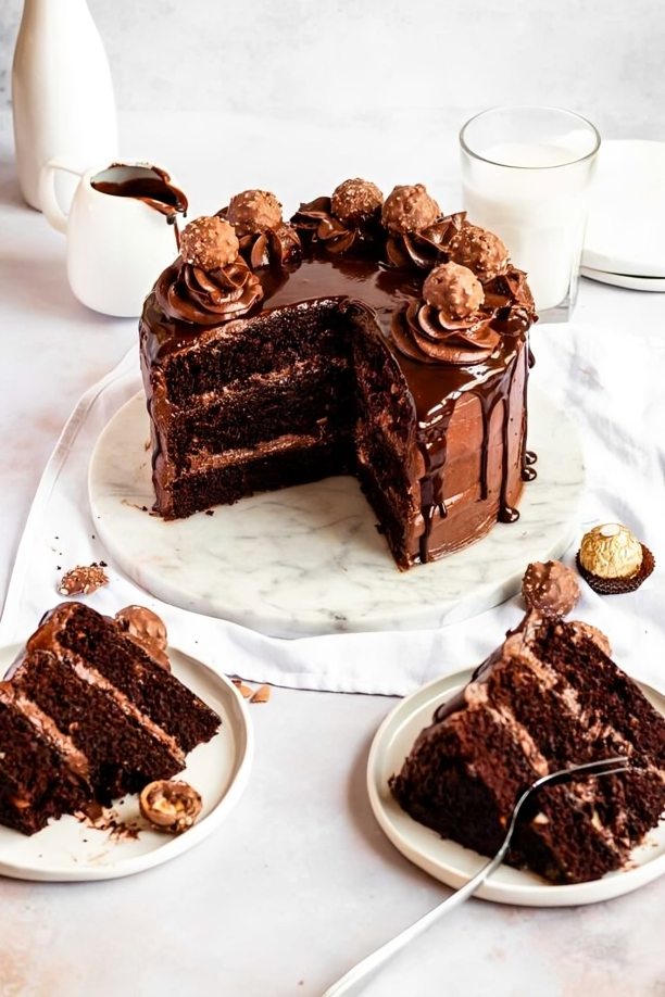 Ferrero Rocher Cake